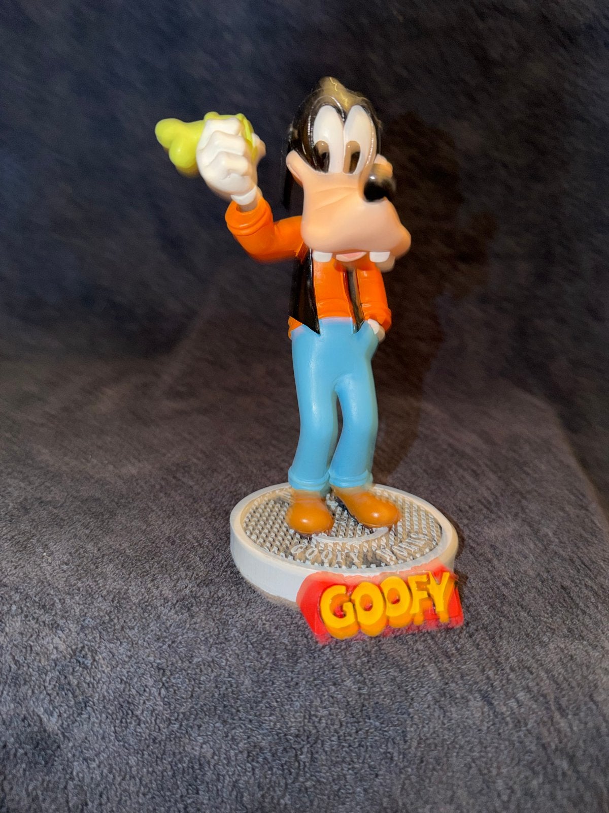 Goofy 'Dept of Goofy Works' Beeldje - 18 cm hoog, Ophalen, Goofy of Pluto, Gebruikt, Beeldje of Figuurtje