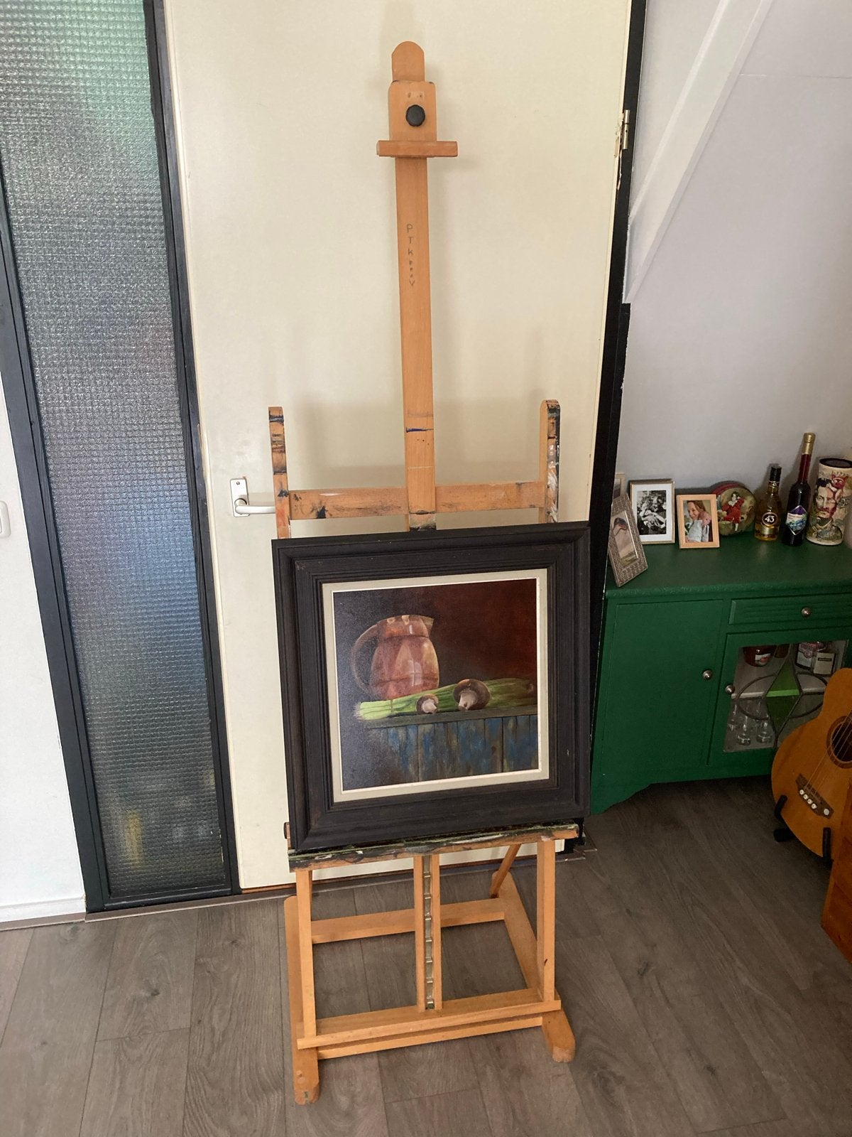Houten schildersezel - Gebruikt, Ophalen, Gebruikt, Ezel