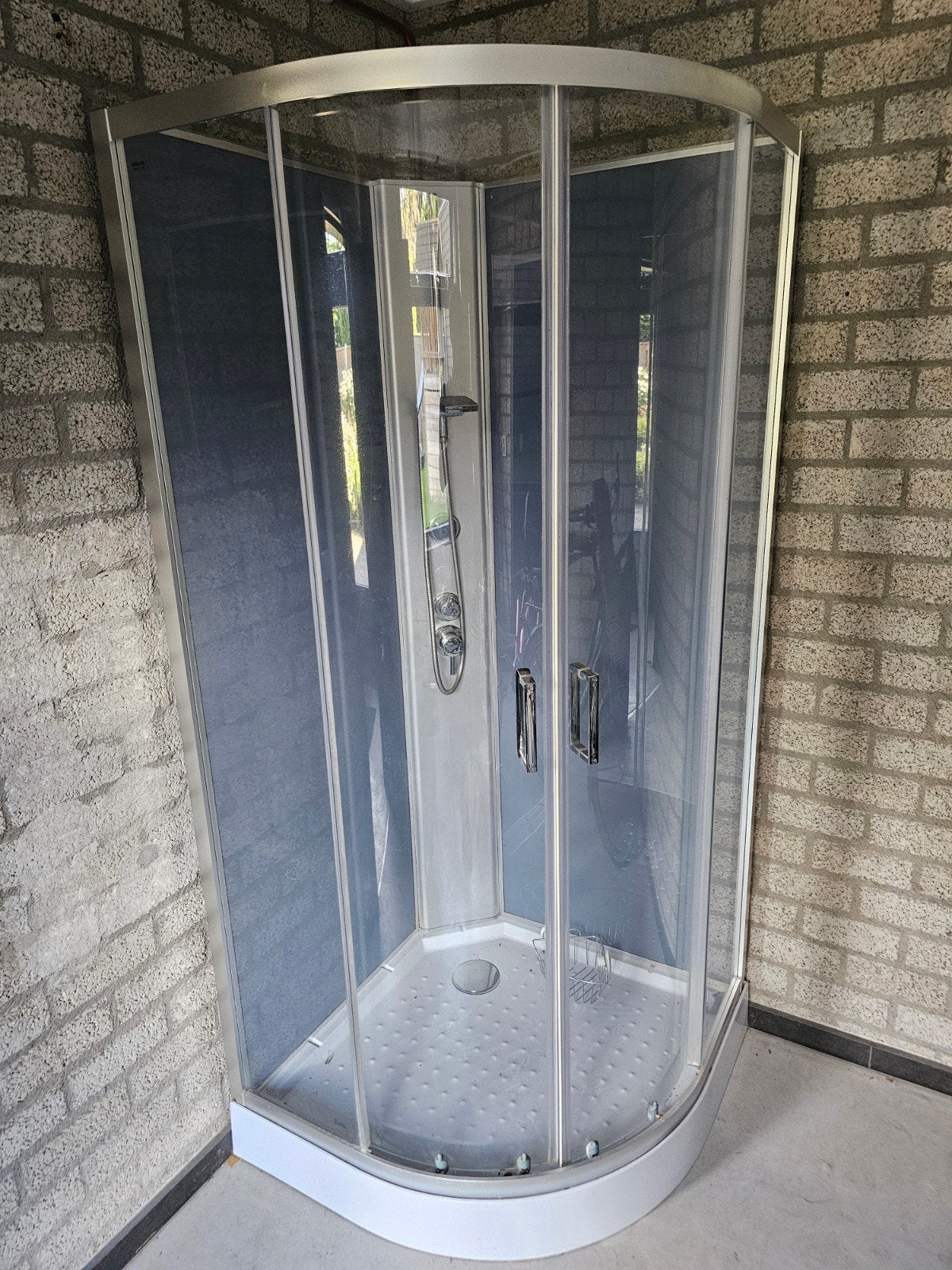 Allibert Douchecabine, Doe-het-zelf en Verbouw, Ophalen, Gebruikt, Glas, Douche
