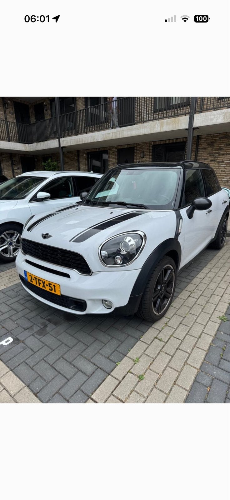 Mini Countryman 1.6 Cooper S 2012 Wit, Auto's, 750 kg, Wit, Handgeschakeld, Particulier