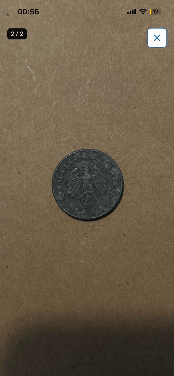 Zeldzame Duitse munt 1943 - 5 Reichspfennig, Ophalen of Verzenden, Duitsland, Losse munt