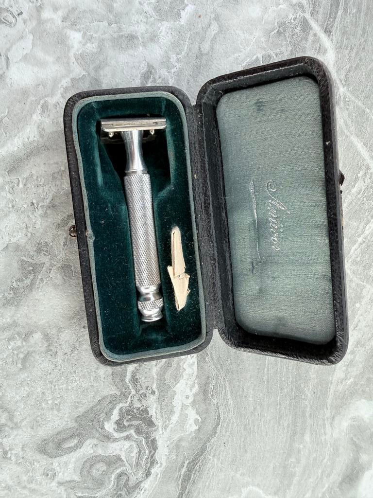 Vintage Rotbart scheermes in originele doos, Antiek en Kunst, Antiek | Overige Antiek, Ophalen of Verzenden