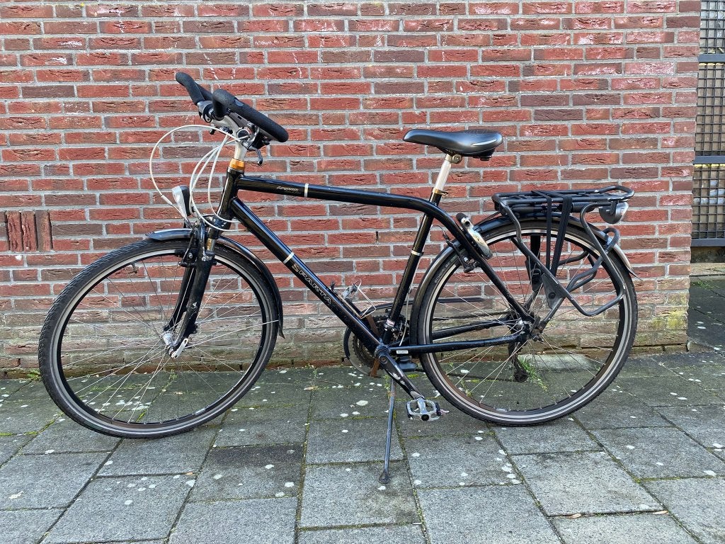 Sparta Argeon Blackline 54cm - Shimano 3x9, Ophalen, Sparta, Gebruikt, Velgrem