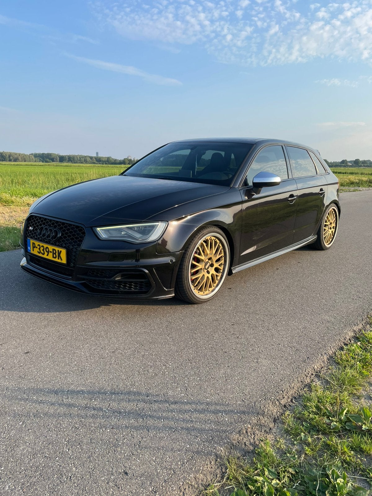 Audi S3 2.0 Tfsi Sportback Quattro 380 pk koppaking defect, Automaat, S3, Zwart, 4 cilinders