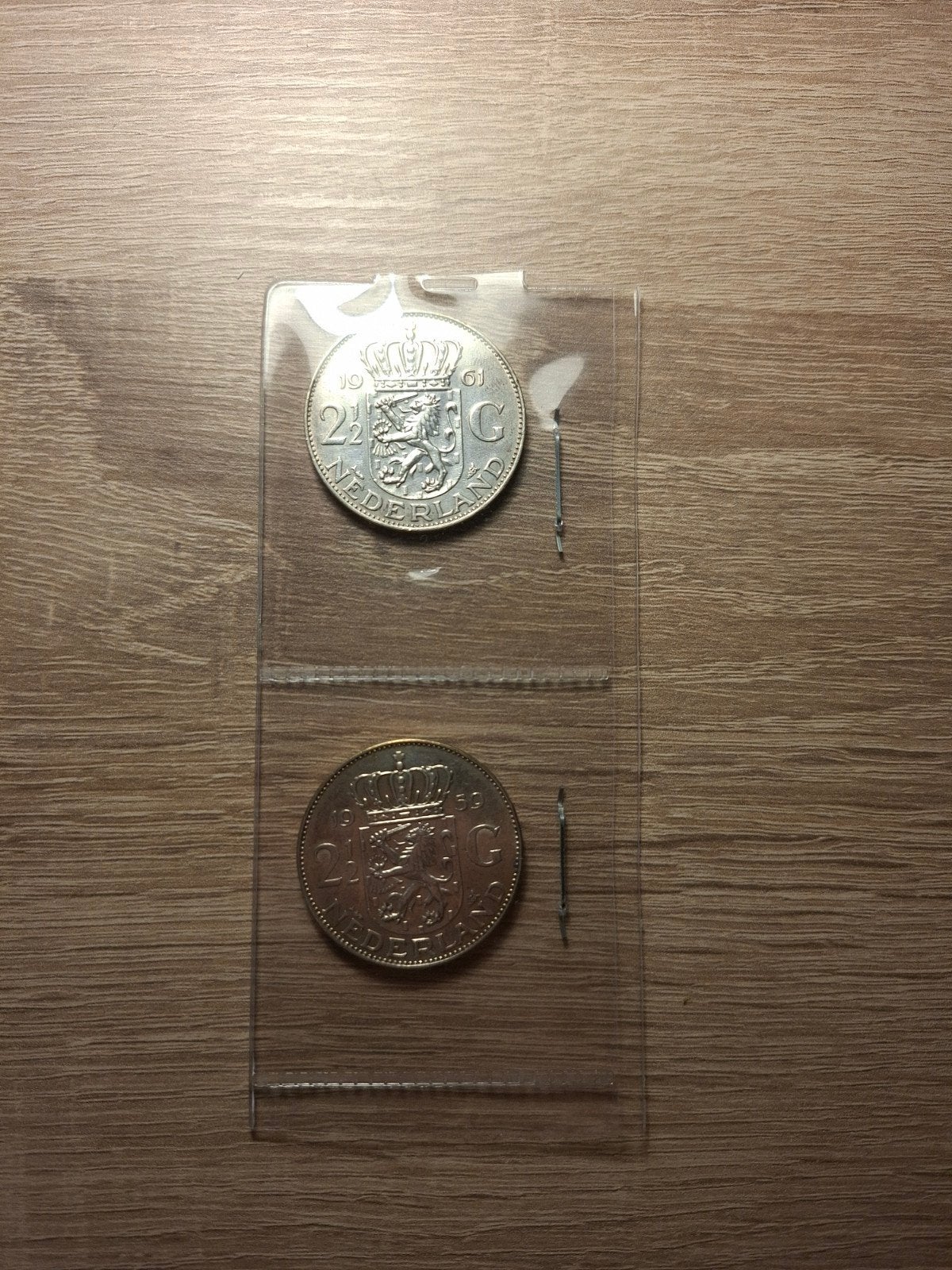 Rijksdaalders 1959 + 1961 | +-UNC, Koningin Juliana, Setje, Zilver, Ophalen of Verzenden