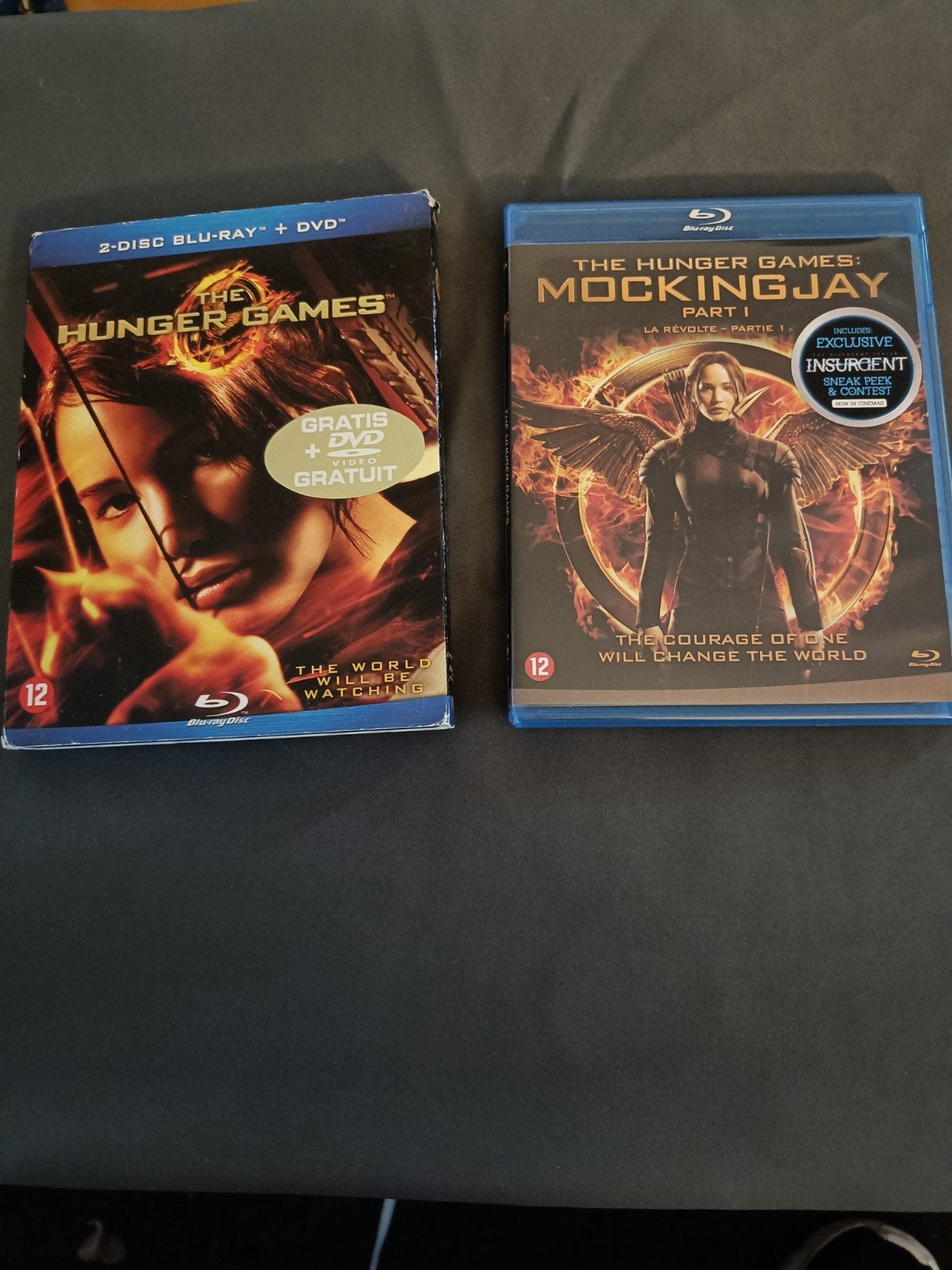 The Hunger Games Blu-ray Collectie - Deel 1 & Mockingjay, Nederlands, Science Fiction en Fantasy, Ophalen of Verzenden, Blu-ray