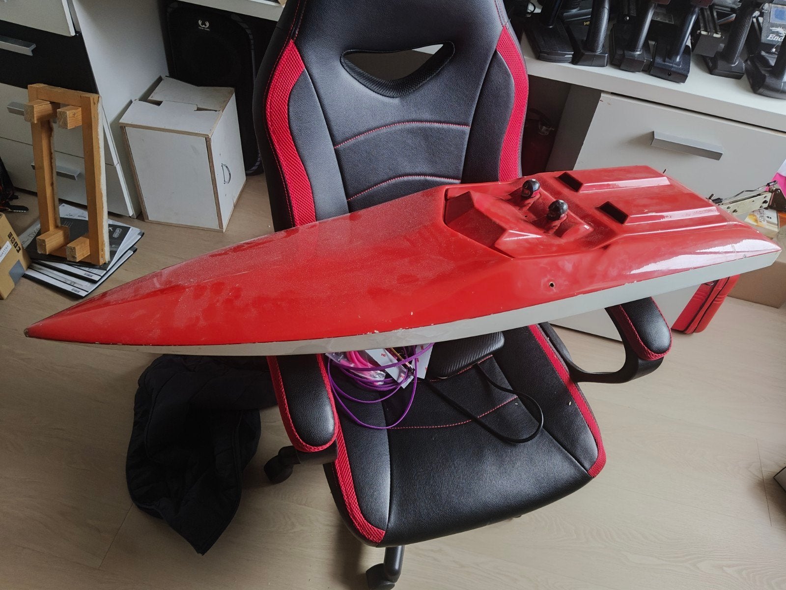 RC Mono Powerboot  - van ac model powerboats uit Canada, Ophalen of Verzenden, Gebruikt, Overige merken