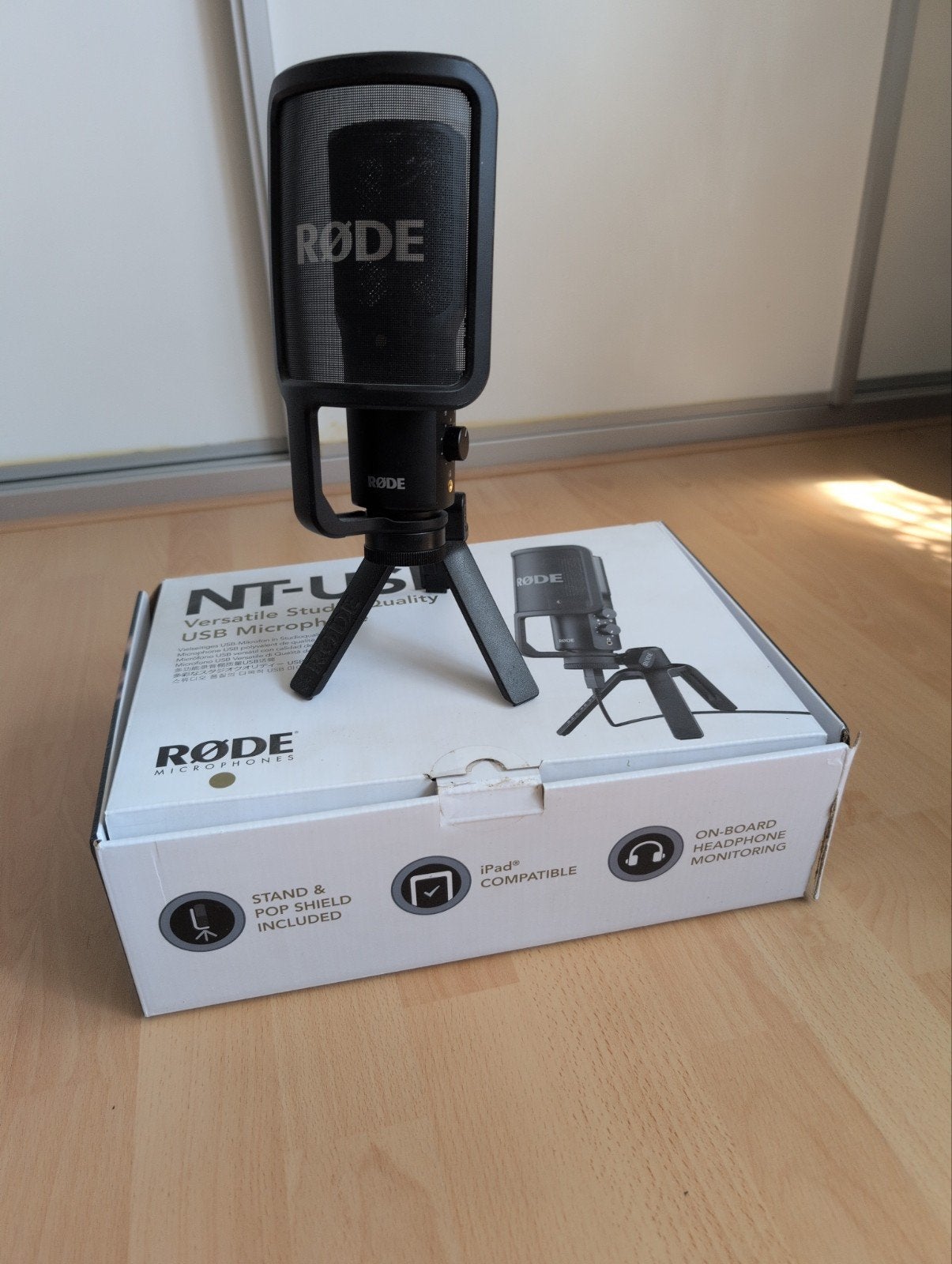 Rode NT-USB Microfoon - Zo goed als nieuw, Ophalen of Verzenden, Zo goed als nieuw, Studiomicrofoon