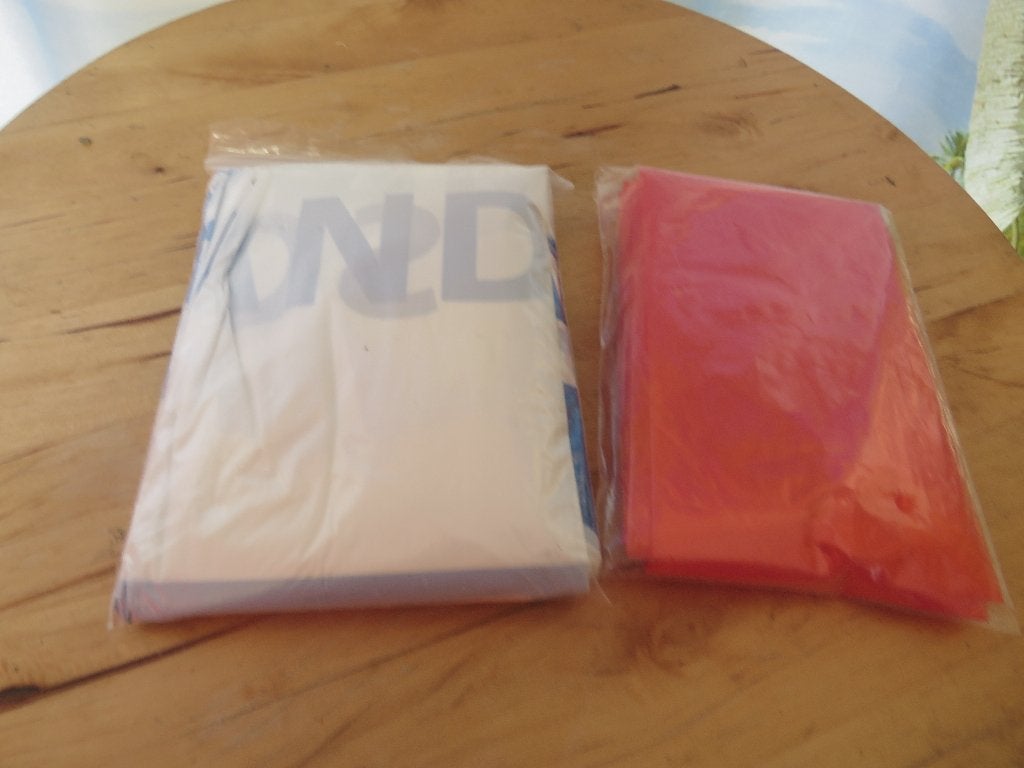 scottish  poncho edinburgh hooded plastic + rode poncho, Ophalen of Verzenden, Nieuw, Regenjas