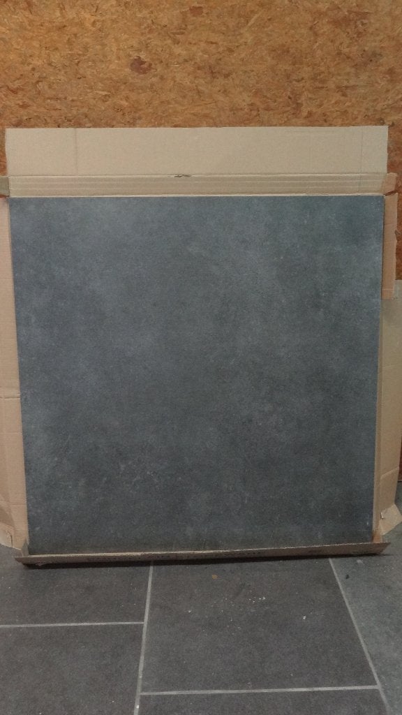 Nieuwe Vloertegels - 60x60 cm - Keramiek - Grijs, 60 cm of meer, Nieuw, Ophalen of Verzenden, Minder dan 5 m²