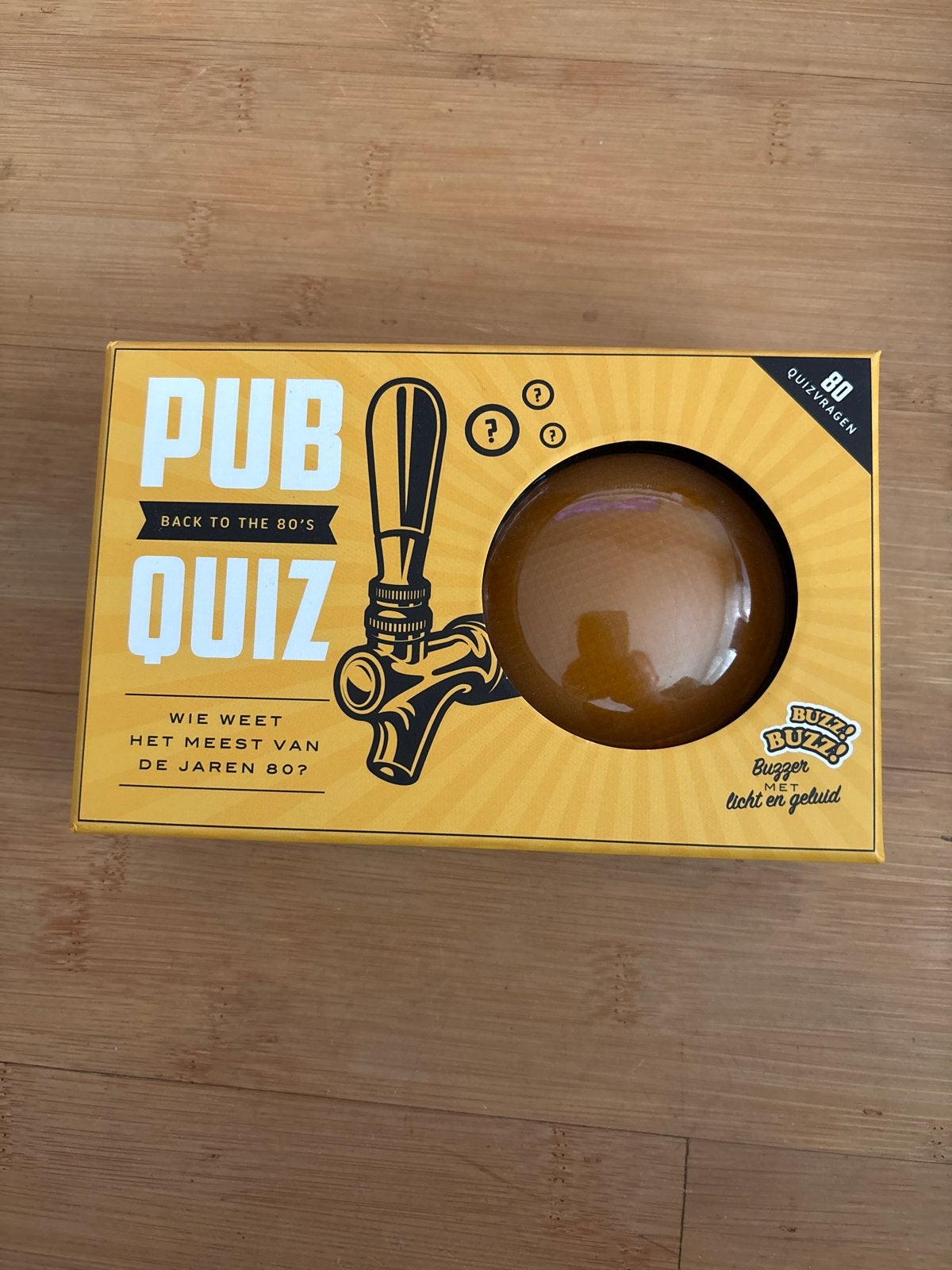 Pub Quiz: Back to the 80's met Buzzer, Vijf spelers of meer, Ophalen of Verzenden, Nieuw