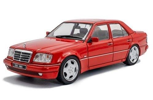 Mercedes Benz E60 AMG (W124) '94, rood / 1:43 / Solido, Solido, Solido, Rue de L' Ecusson 2, 56120 Josselin France, Nieuw