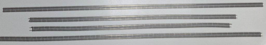 N-SPOOR - PECO Flex rails. Code 55. 2x 90cm + 2x 75cm. Nieuw, Overige merken, Gelijkstroom, Nieuw, Rails