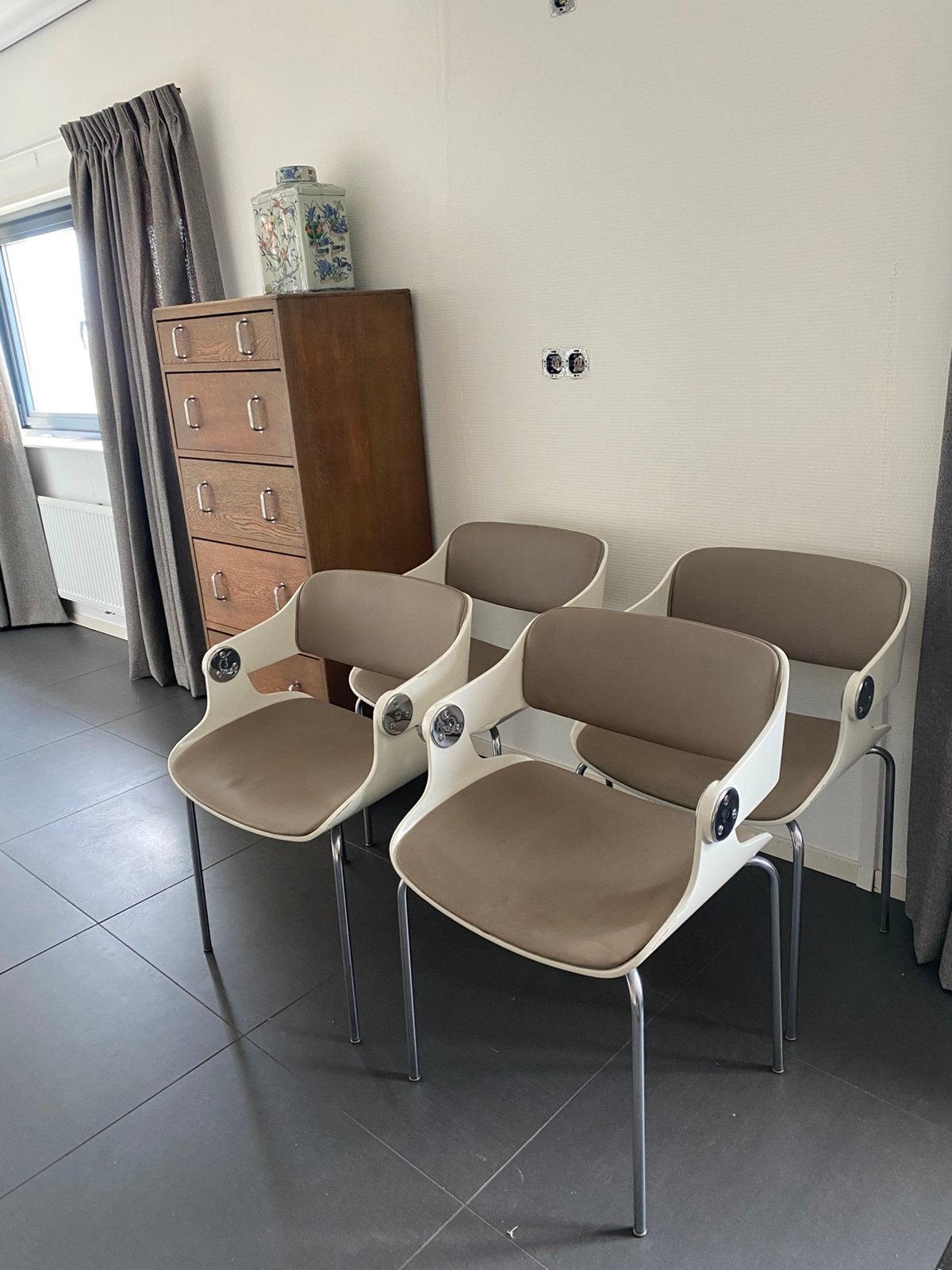 Eugen Schmidt vintage design stoelen,, Ophalen, Zo goed als nieuw, Overige kleuren