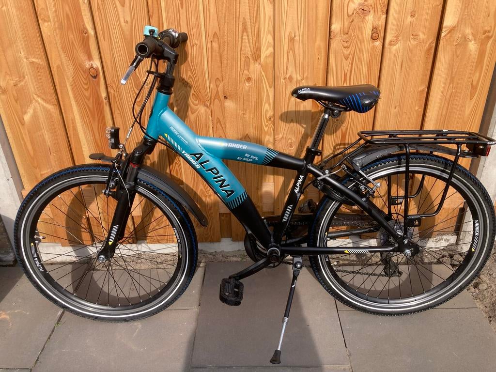 Alpina Yabber 24 inch jongensfiets - Stoer en compleet, Fietsen en Brommers, Ophalen of Verzenden, Zo goed als nieuw, 24 inch
