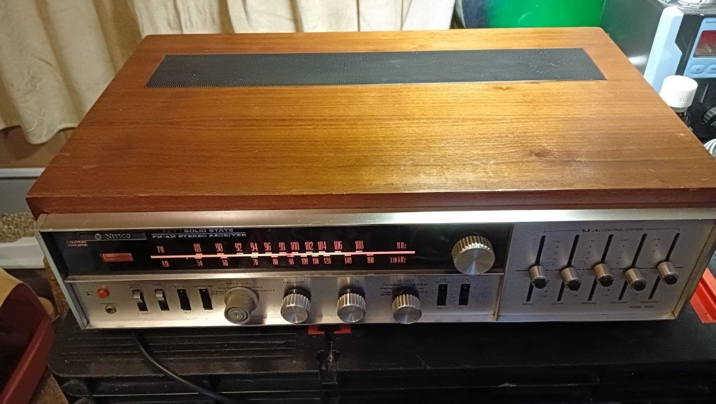 Vintage JVC model 5001 Receiver met 5-bands Equalizer, Ophalen, Gebruikt, JVC, Minder dan 60 watt