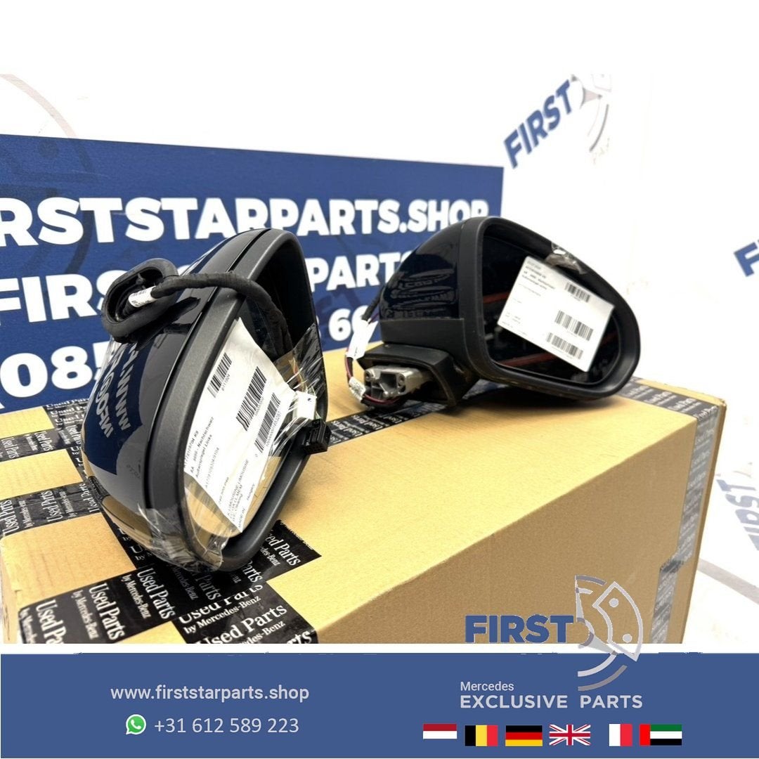 W177 SPIEGEL SET LINKS + RECHTS ZWART WIT GRIJS Mercedes A K, Auto-onderdelen, Spiegels, Gebruikt, -, Ophalen of Verzenden, -
