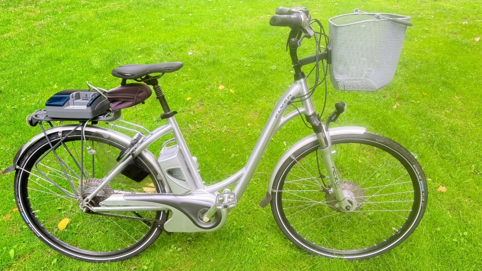 Nette goede unisex damesfiets E-bike Flyer 51cm 8 speed, Fietsen en Brommers, Gebruikt, Versnellingen, 50 tot 53 cm, Trommelrem