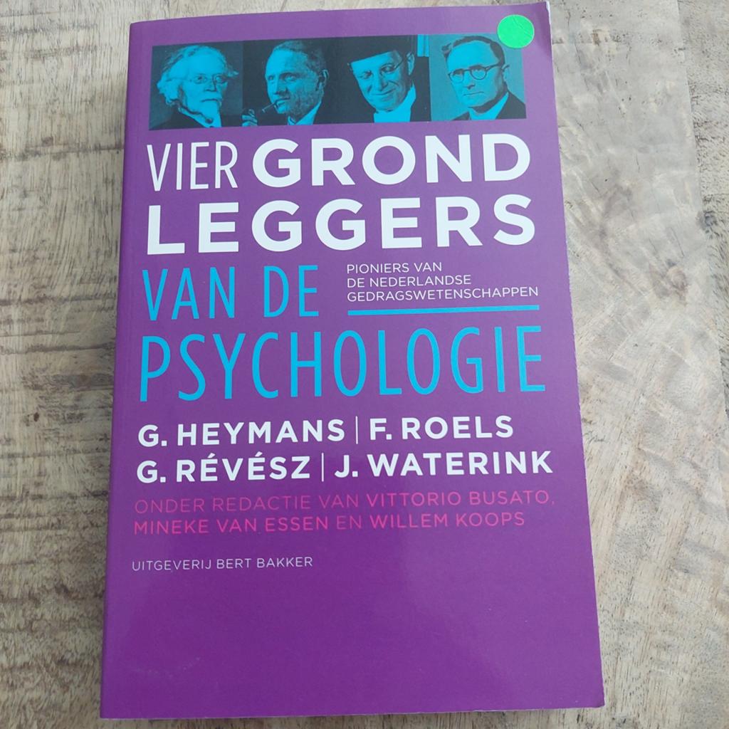 Vittorio Busato - Vier grondleggers van de psychologie, Boeken, Ophalen of Verzenden, Zo goed als nieuw, Vittorio Busato; Willem Koops; Mineke van Essen
