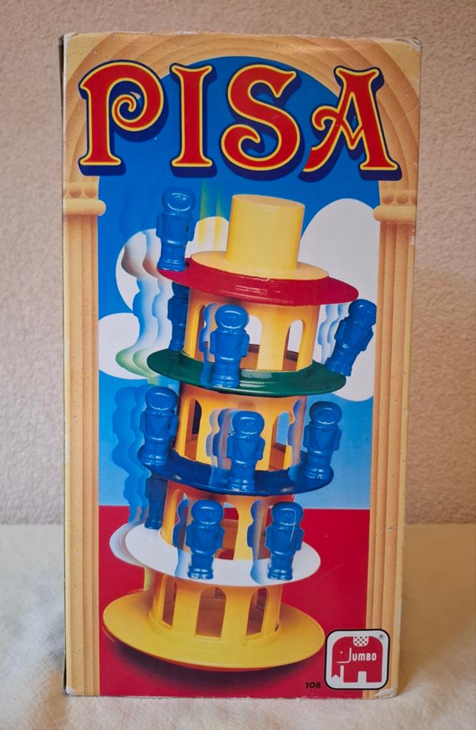 Toren van Pisa spel compleet versie 1985, Drie of vier spelers, Ophalen of Verzenden, Gebruikt, Jumbo