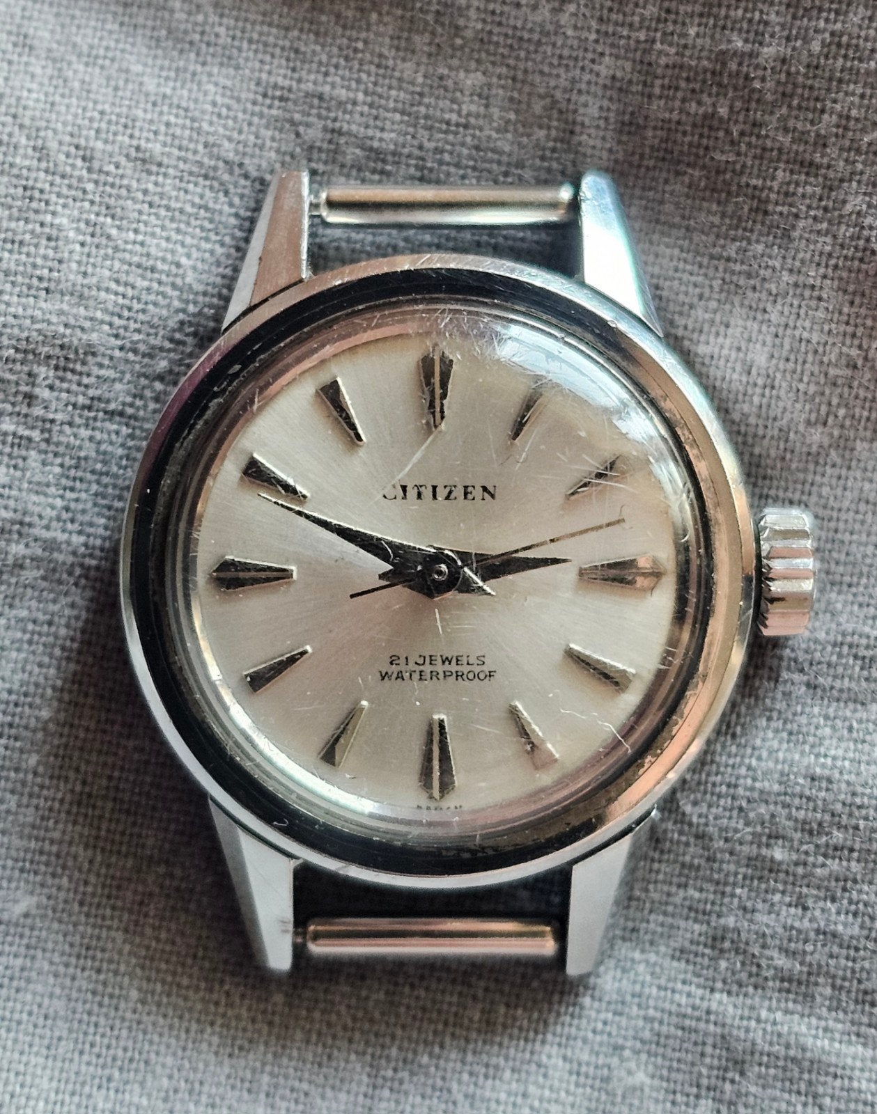 Vintage Citizen 21 Jewels (Mei 1967) – C3701 – Werkend!, Ophalen of Verzenden, Staal, Overige merken, 1960 of later