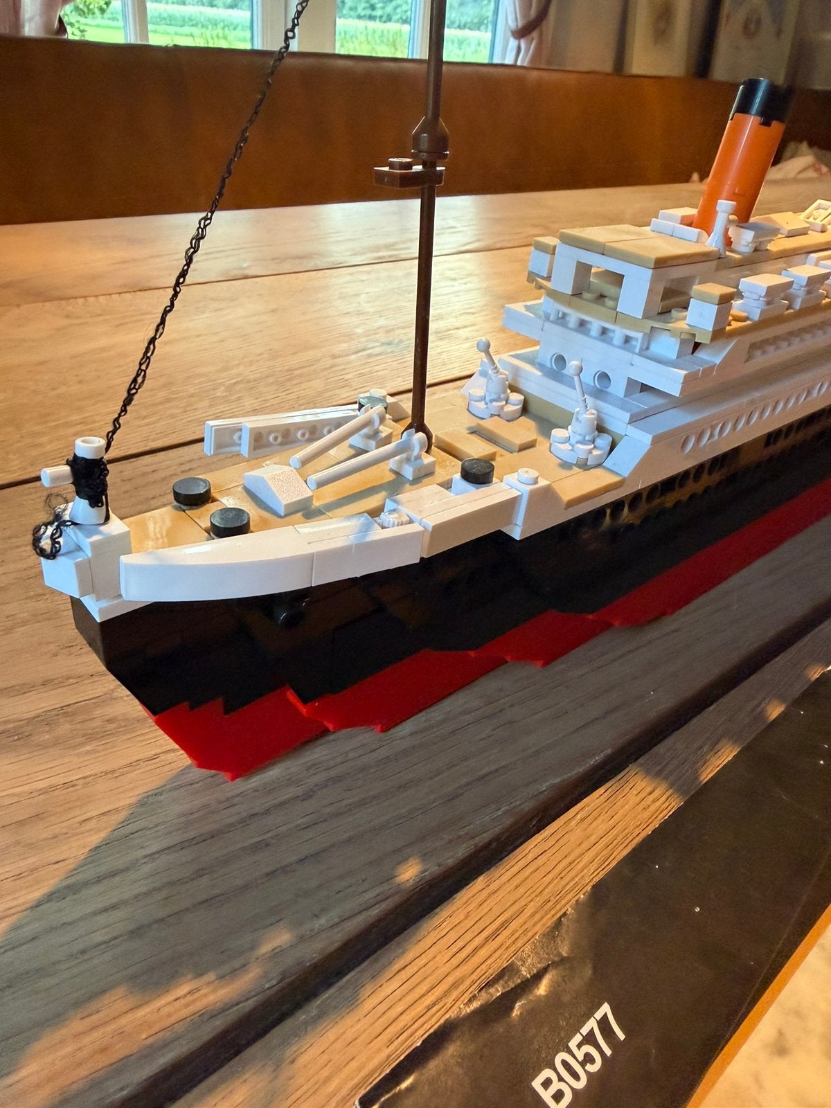 Grote bouwstenen Titanic M38 B0577 – met handleiding, Hobby en Vrije tijd, Ophalen of Verzenden, Gebruikt