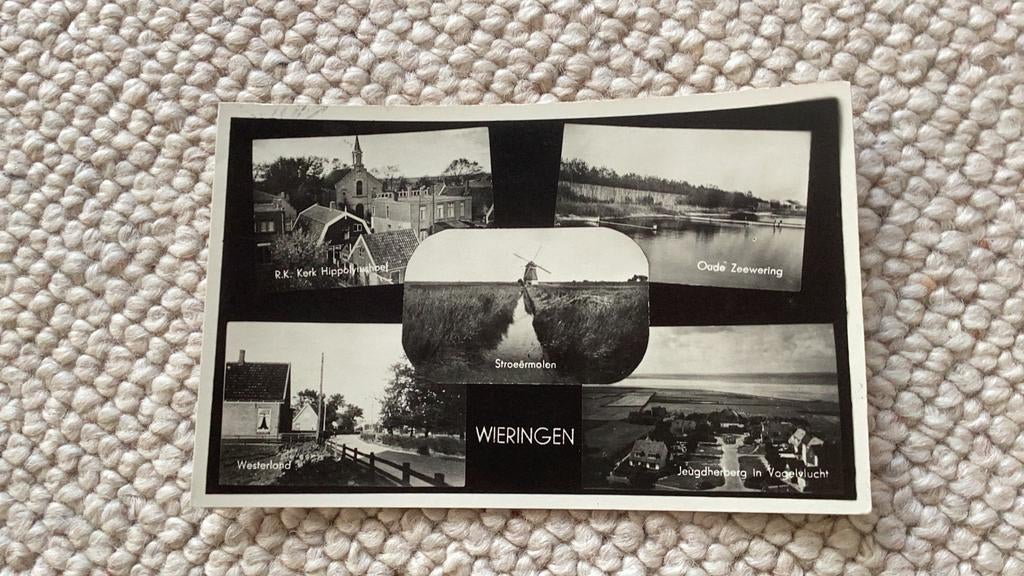 Ansichtkaart Wieringen jaren ‘40-‘50. 941, Ophalen of Verzenden, 1940 tot 1960, Gelopen, Noord-Holland