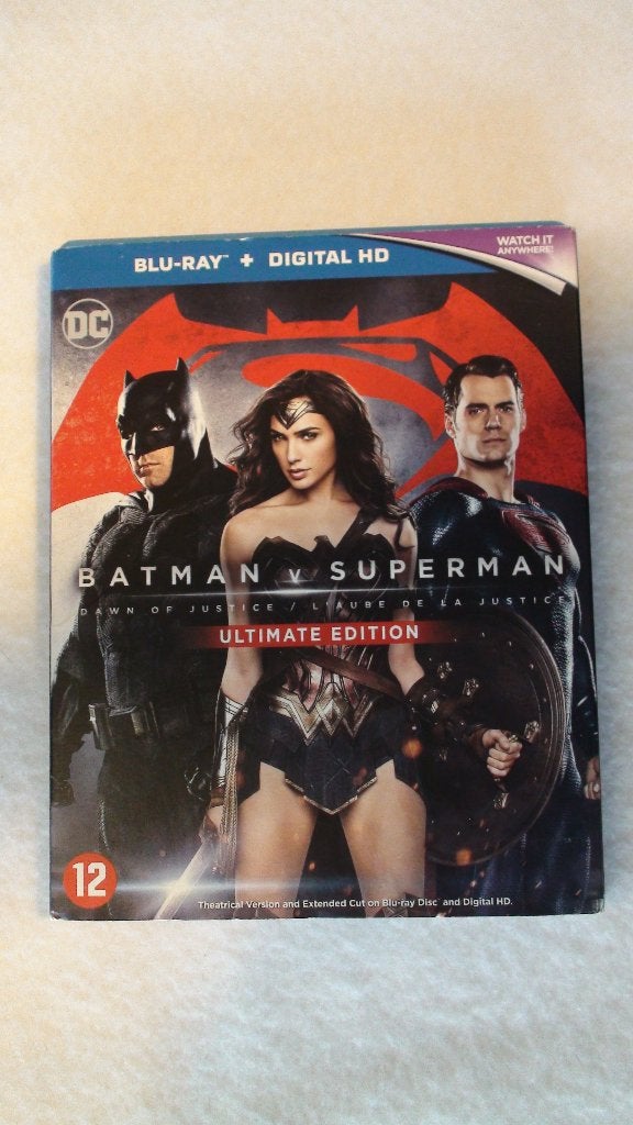 Batman v Superman dawn of justice ultimate edition blu-ray, Cd's en Dvd's, Nederlands, Film, Actie, Ophalen of Verzenden