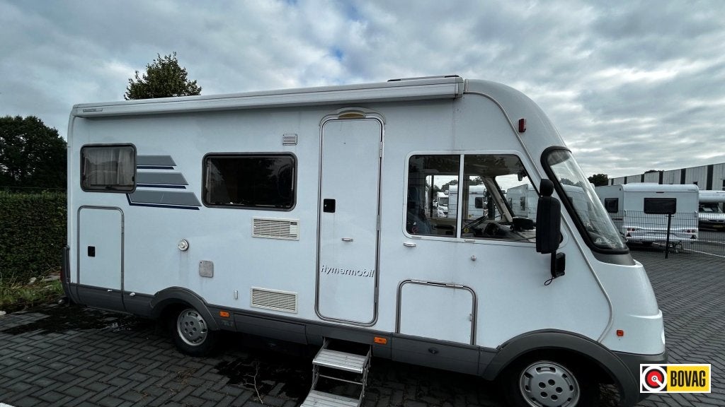 Hymer B524, Zonnepaneel fietsendrager, Caravans en Kamperen, Ringverwarming, 6 tot 7 meter, Bedrijf, Tot en met 3