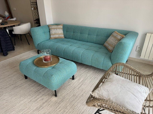 bank ibiza style, Ophalen, Driepersoons, 75 tot 100 cm, Rechte bank