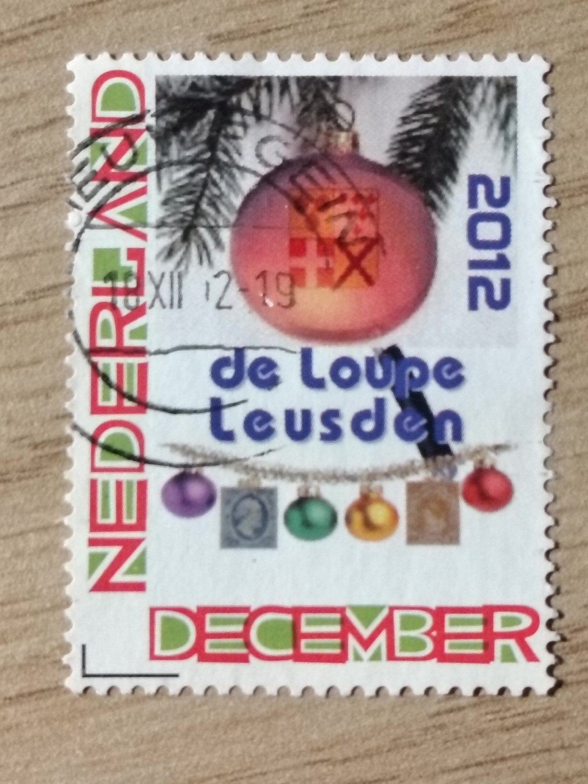 Persoonlijke Postzegel De Loupe Leusden 2012, Ophalen of Verzenden