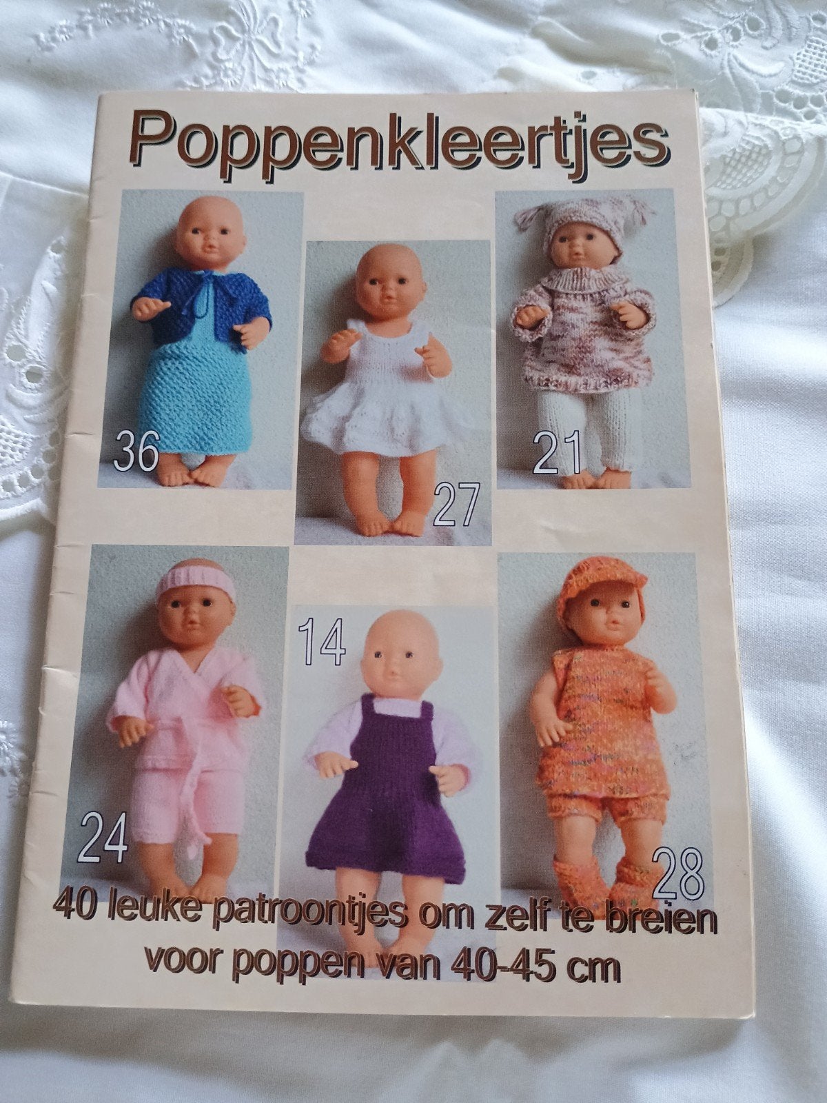 Poppenkleertjes - poppenkleding breipatronen ( nr.13), Ophalen of Verzenden, Pop