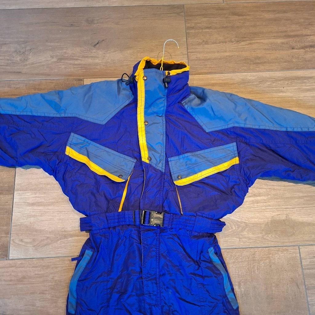 Vintage / retro 90s fout skipak maat L merk Decathlon, Kleding | Heren, Maat 52/54 (L), Ophalen of Verzenden, Decathlon, Gedragen