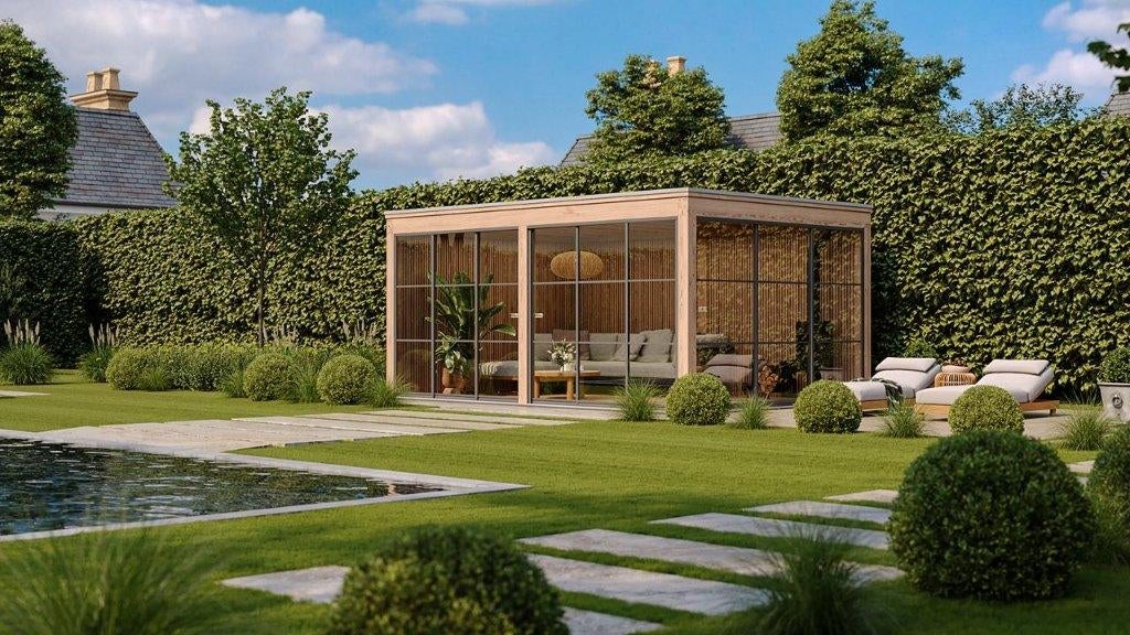 Maatwerk houten overkappingen, tuinkamers., Verzenden, Nieuw
