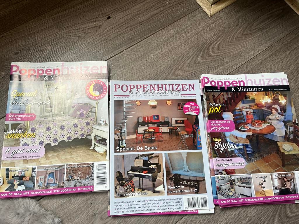 Poppenhuizen & Miniaturen Tijdschriften -  Uitgaven, Verzamelen, Poppenhuizen en Toebehoren, Ophalen of Verzenden, Zo goed als nieuw