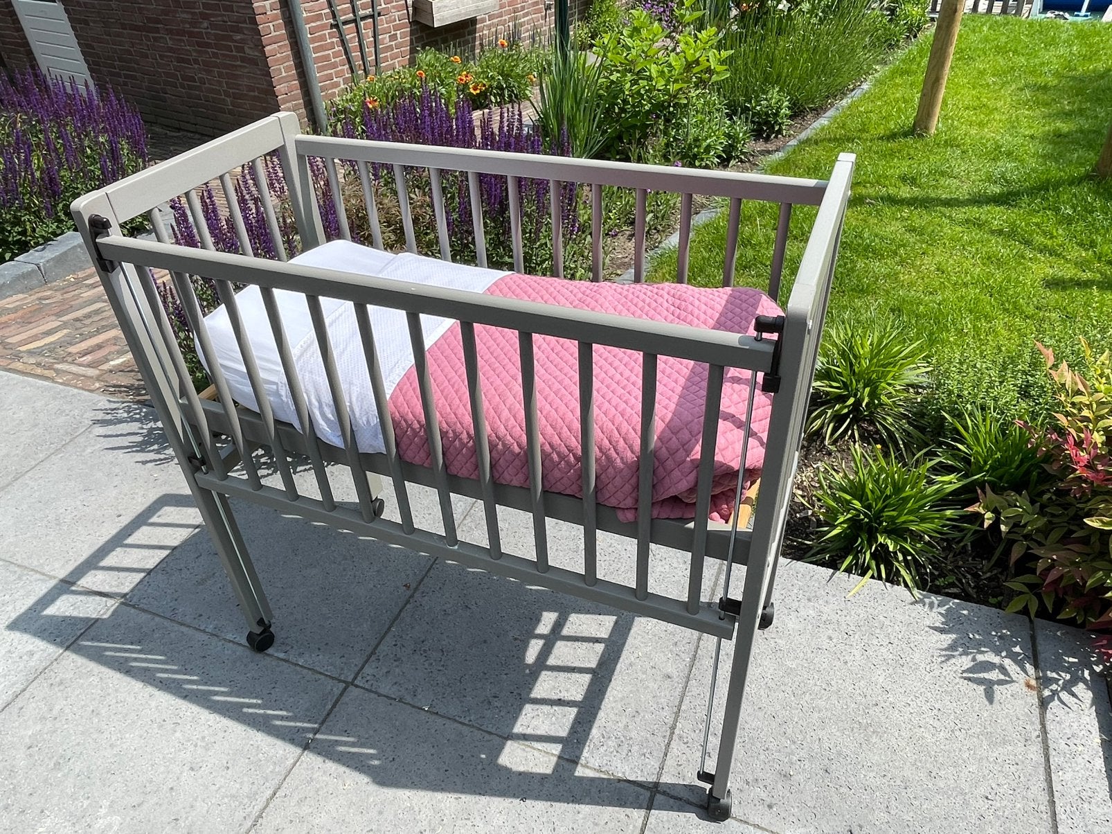 Petite Amélie co-sleeper in het grijs, Ophalen, Gebruikt, Wieg