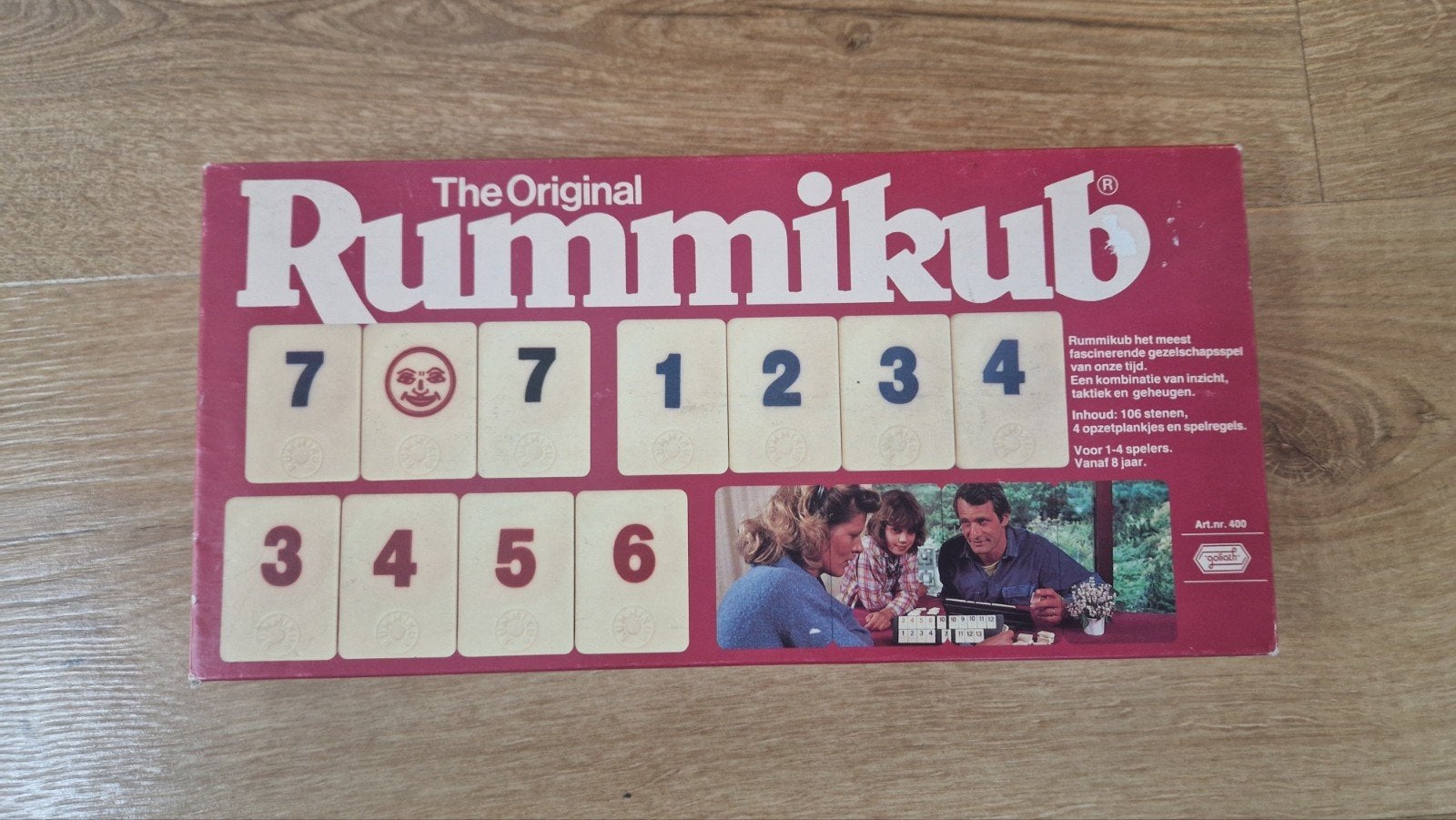 Rummikub Original 400 (grote stenen), Hobby en Vrije tijd, Ophalen of Verzenden, Gebruikt