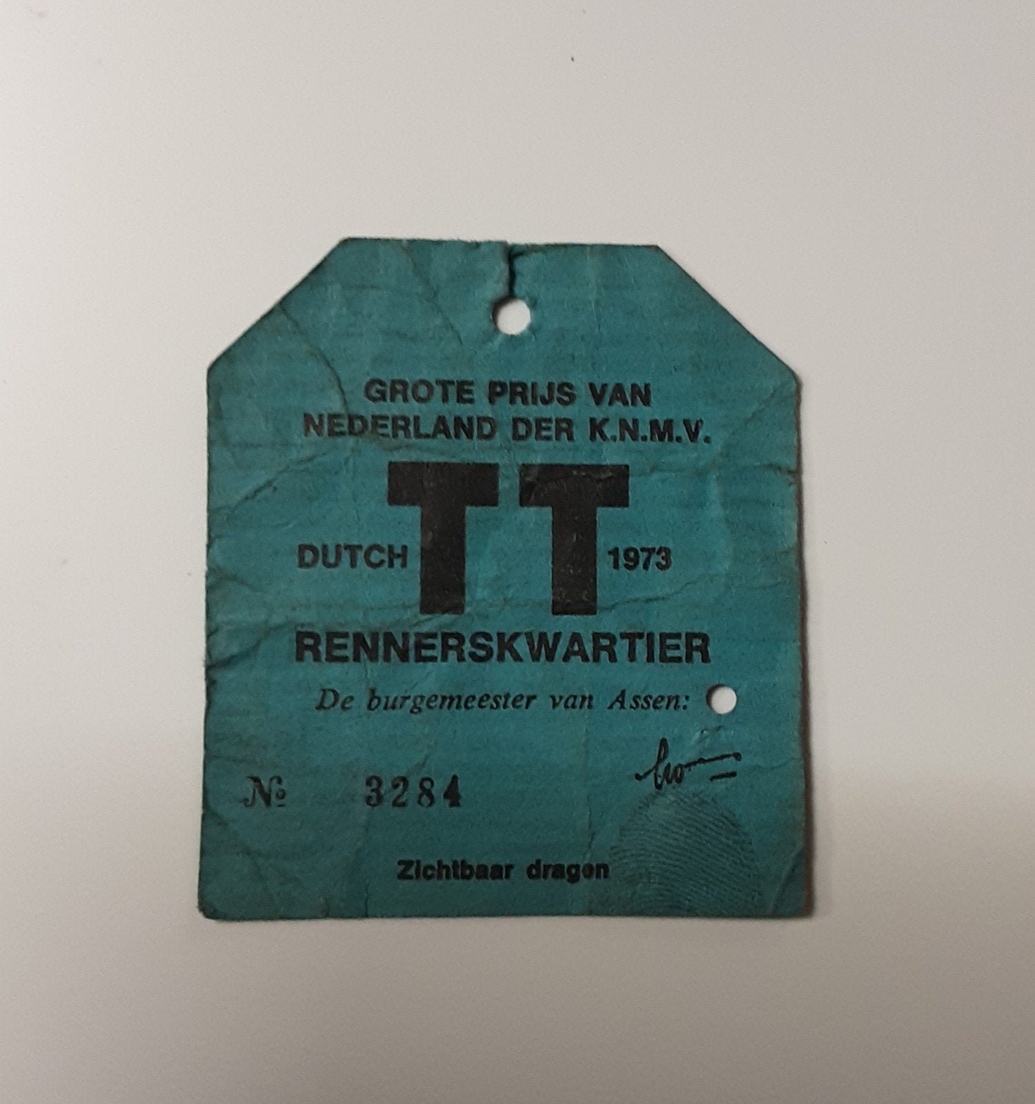 1973 DUTCH TT Rennerskwartier pas Grote Prijs van Nederland, Ophalen of Verzenden, Motoren