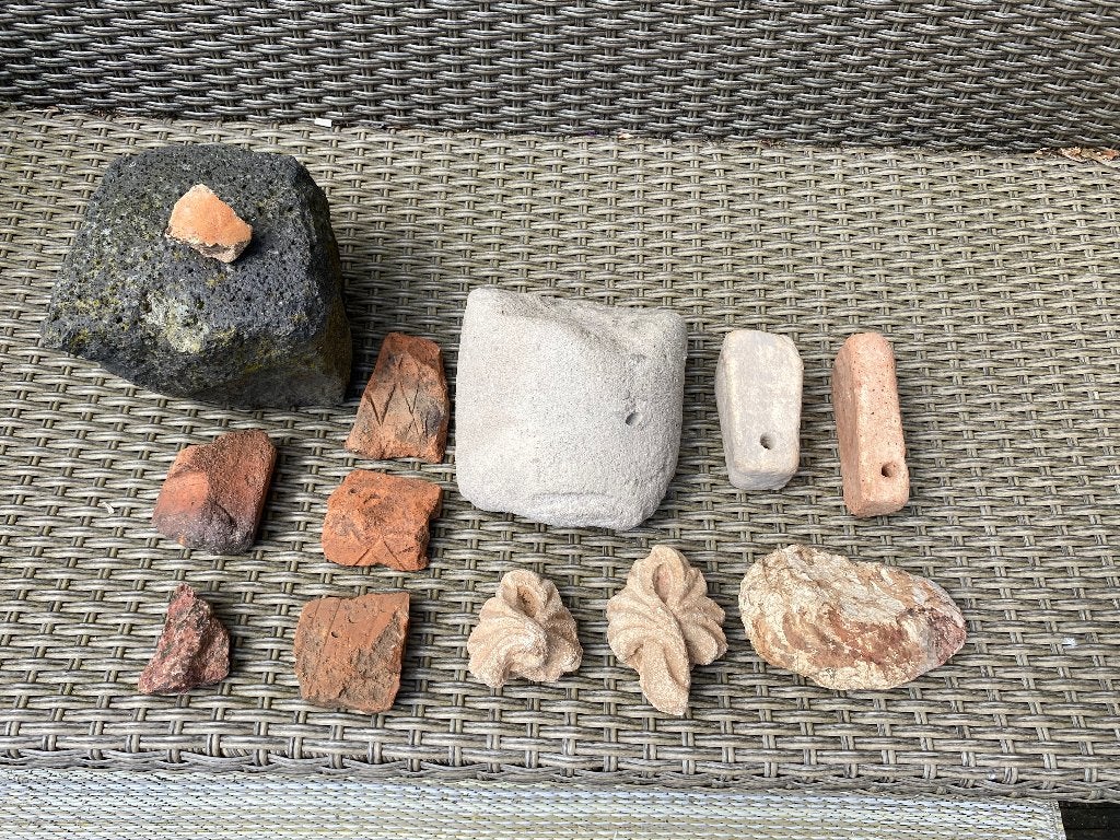Bodemvondst lot Romeinse bouwmaterialen, Ophalen of Verzenden