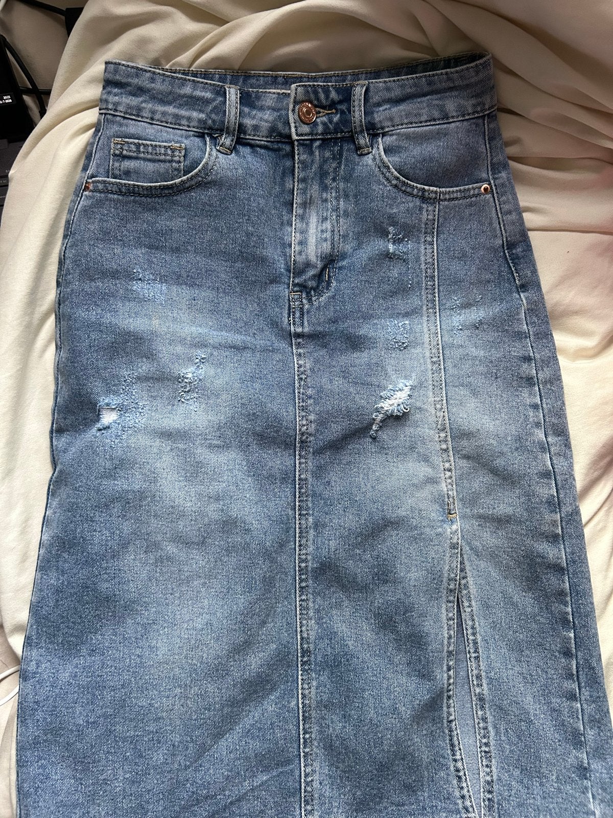 Redial Premium Denim Collection spijkerrok maat 34, Zo goed als nieuw, Maat 34 (XS) of kleiner, Boven de knie, Verzenden