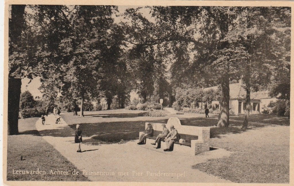 leeuwarden- achter de prinsentuin, Ophalen of Verzenden, Voor 1920, Friesland