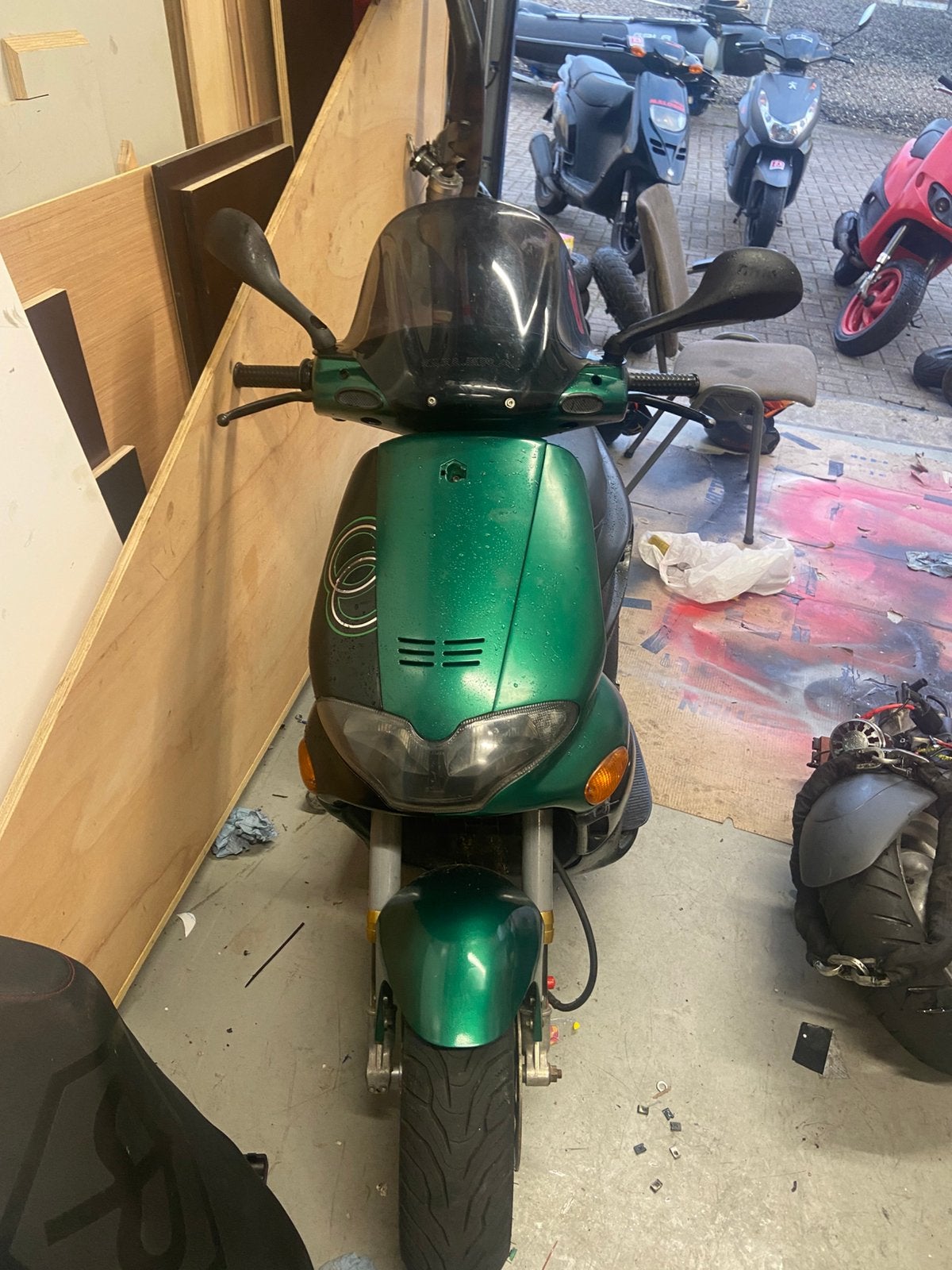 Runner 50-180cc brom frame, Fietsen en Brommers, Brommeronderdelen | Scooters, Zo goed als nieuw, Piaggio, Frame, Ophalen