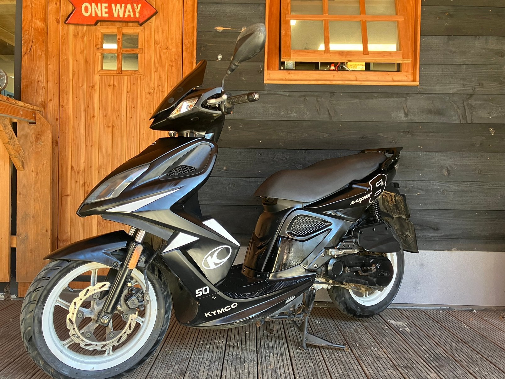 kymco super 8/45km/14500km alles doet het!, Ophalen, Gebruikt, Maximaal 45 km/u, Benzine