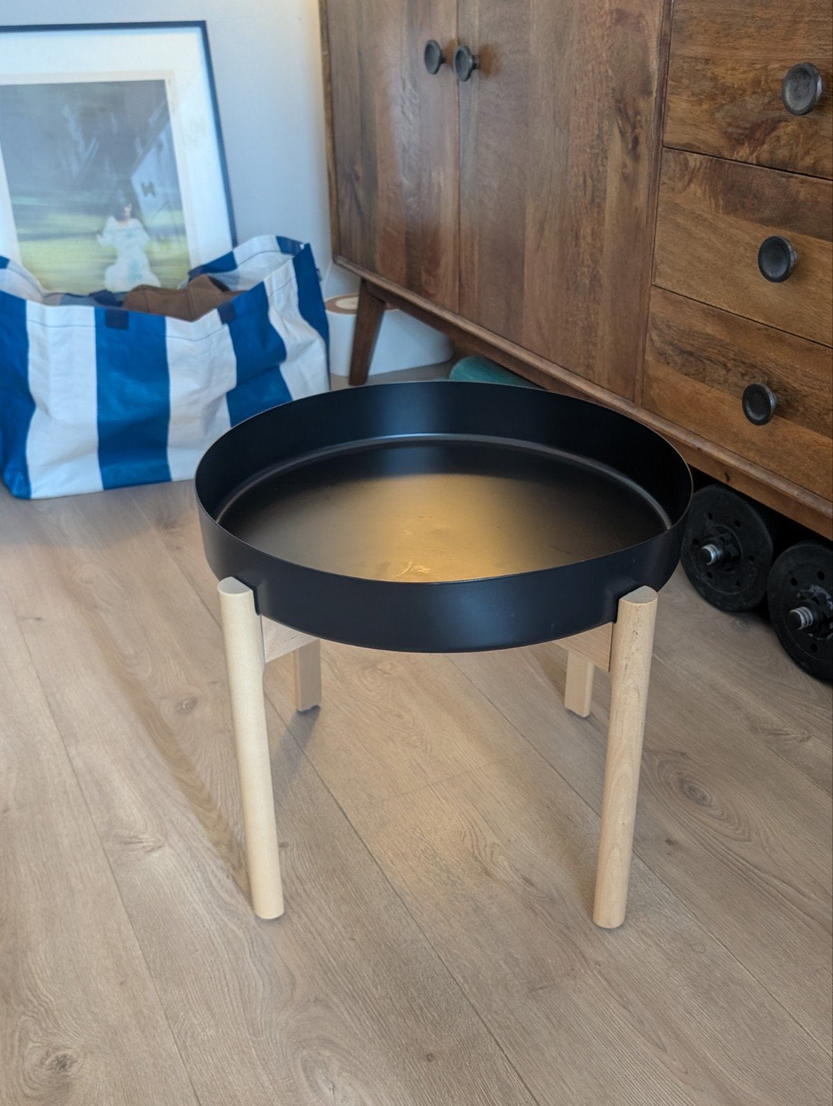 IKEA Ypperlig bijzettafel, 50cm - HAY collab, Minder dan 45 cm, Minder dan 55 cm, Gebruikt, Modern, Scandinavisch