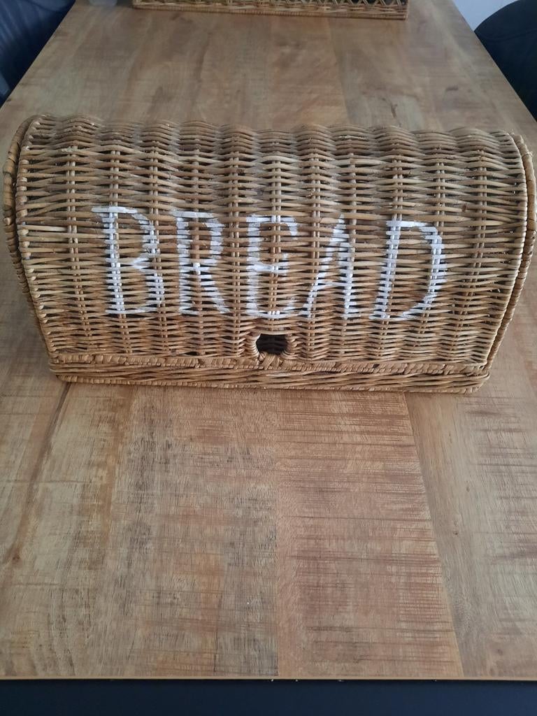 Riviera maison rattan broodtrommel, Ophalen, Zo goed als nieuw