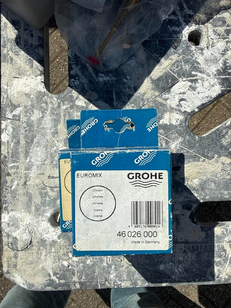 GROHE Euromix Chroom Kraanonderdeel - Nieuw in doos, Ophalen of Verzenden, Nieuw, Chroom, Kraan