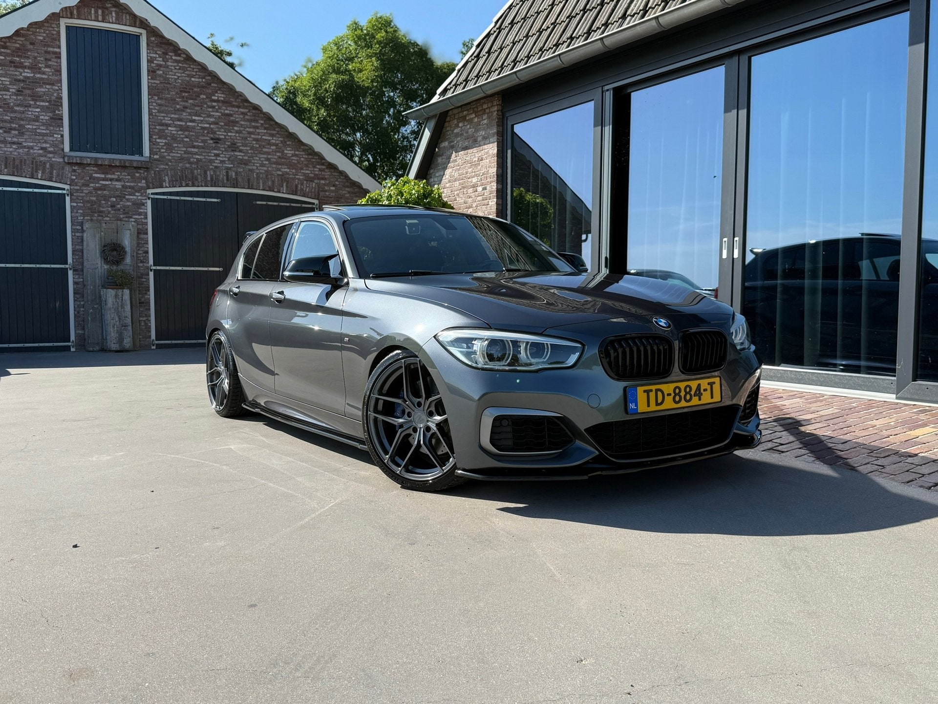 BMW 1-serie M140i xDrive Full optie, Auto's, Gebruikt, 1520 kg, 327 pk, Lichtsensor