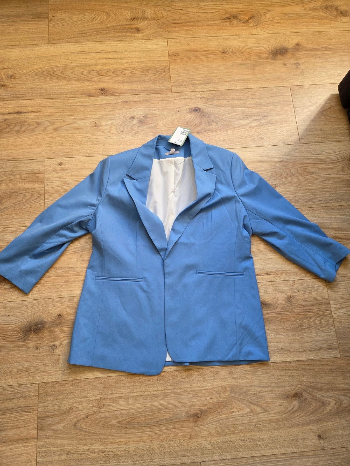 Blazer H&M, maat 50. Nooit gedragen, H&M, Blauw, Maat 46/48 (XL) of groter, Ophalen of Verzenden