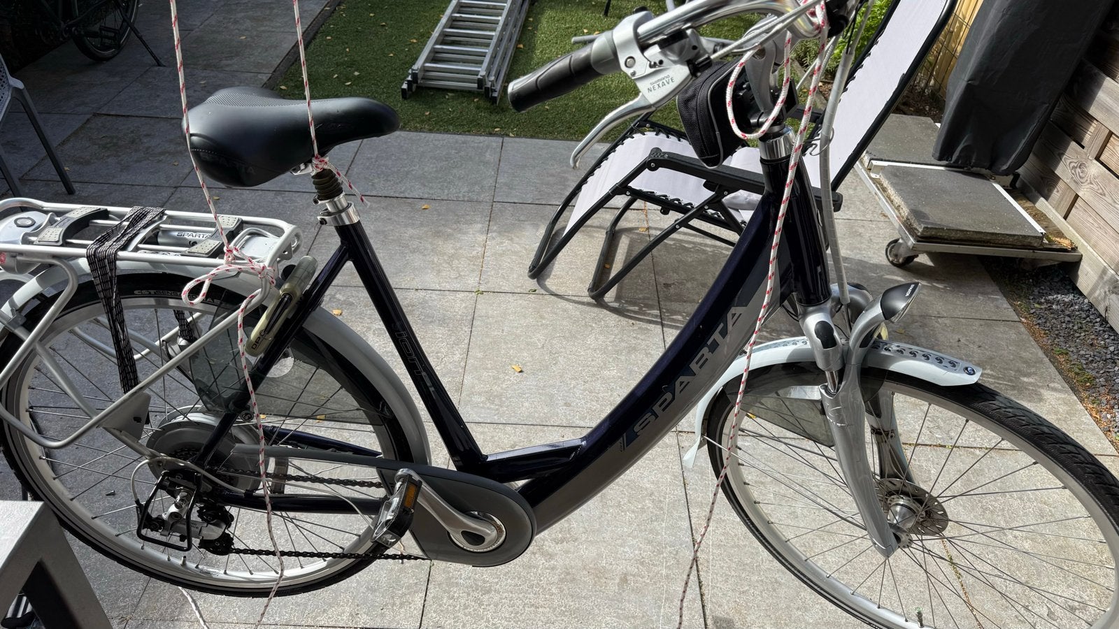 Sparta damesfiets - Niet meer elektrisch, rijdt als een zonn, Fietsen en Brommers, Ophalen, Sparta, 53 tot 56 cm, Velgrem