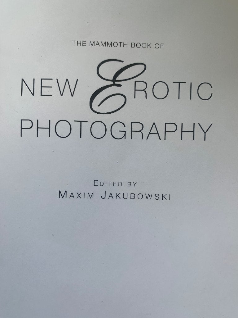 The Mammoth Book of New Erotic Photography, Ophalen of Verzenden, Nieuw, Overige onderwerpen